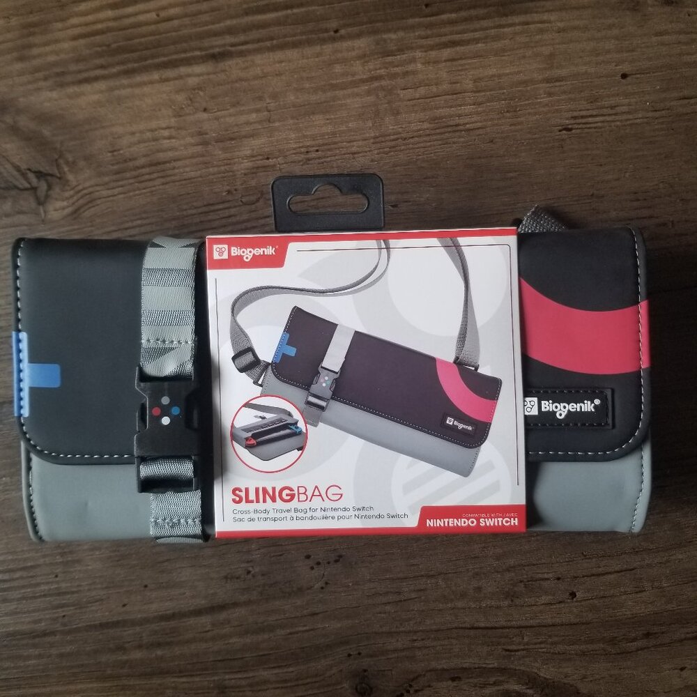 Biogenik Nintendo Switch Coss-Body Travel Bag - Sling Bag